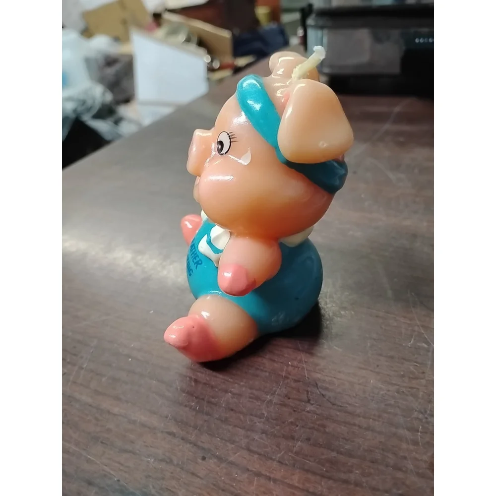 vintage pig Workout I'd Rather‎ Be Eating candle